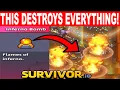 Survivor io Modular Mine Inferno Bomb - Max Chapter Damage Test
