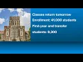 Classes set to return to UT with the school already breaking several records
