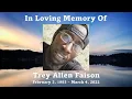 Trey Allen Faison - Funeral Service