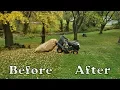TerraKing Lawn Mower Leaf Bag Review - Clear lots of leaves fast