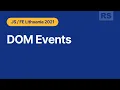 Rolling Scopes School Lithuania DOM Events