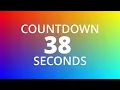 38 sec TIMER - 38 seconds COUNTDOWN