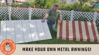 Make Your Own Metal Awnings