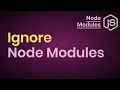 Before You Share Upload or Push React JS App WATCH THIS How to Ignore Node Modules