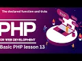 The declare declares PHP and ticks Somalia Lesson 13
