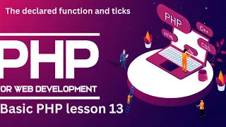 The declare declares PHP and ticks Somalia Lesson 13