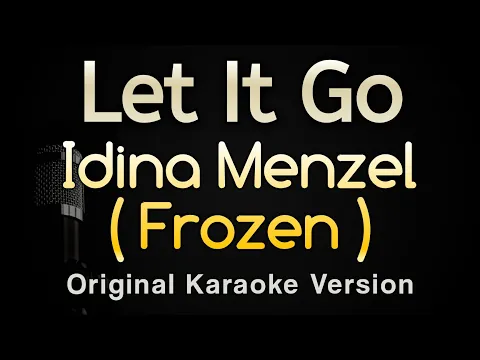 Download MP3 Let It Go - FROZEN Idina Menzel (Karaoke Songs With Lyrics - Original Key)