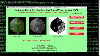 Python Code for Apple Leaf Disease Detection Using CNN With Source Code