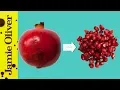 How To De-Seed A Pomegranate Jamie s 1 Minute Tips