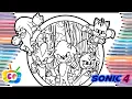 Sonic 4 All Characters coloring Sonic characters Sonic the Hedgehog 4 new trailer