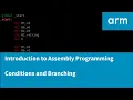 Introduction to Assembly Programming with ARM - Conditions and Branches