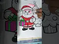 How to draw Santa Claus Santa Claus Colouring Christmas Tree