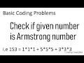 Check if given number is Armstrong number Java