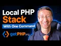 Local PHP Stack With One Command