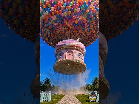 Prank Rumah Permen Kapibara Terbang dengan Balon Berakhir Kacau!😤 #kapybara