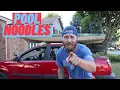 Inexpensive DIY Pool Noodle Roof Rack Life Hack Dad TV