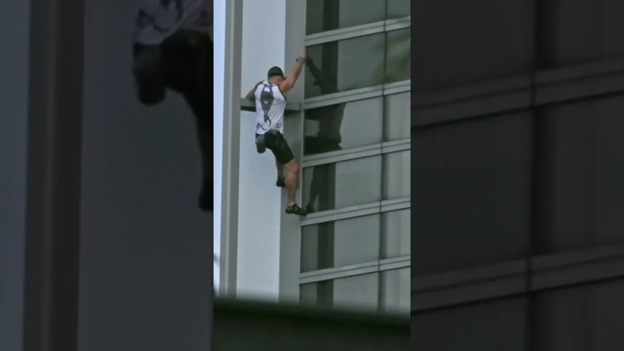 Climbing a building