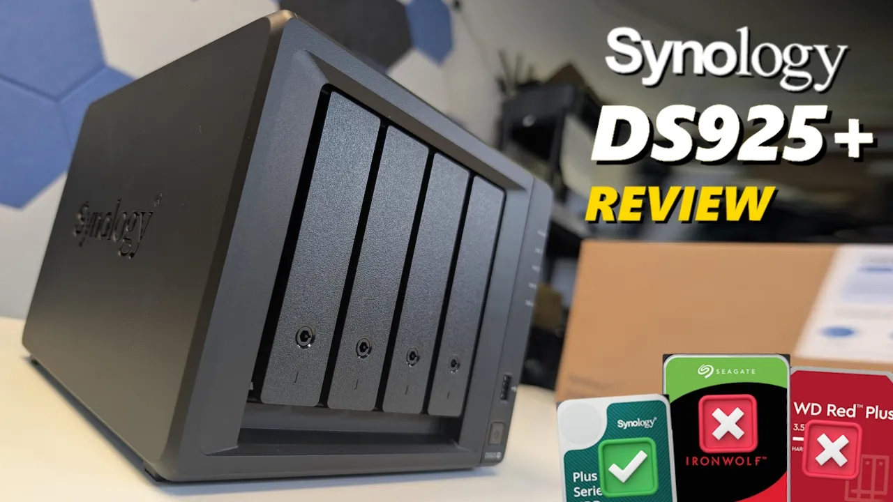 Outline Video Synology DS925+ NAS Review