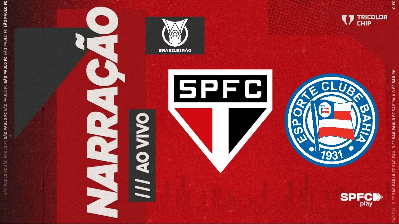 BRASILEIRÃO | SÃO PAULO X BAHIA | SPFC PLAY
