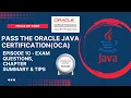 Oracle Java Certification-OCA Exam Questions Section Summary-Java Building Blocks