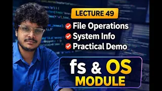 Node js Lecture 49 Create Read Write Delete Files OS Module Explained COMEDY KA PITARA