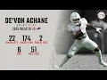 De Von Achane Week 10 Highlights Every Run Target and Catch vs Bills