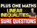 Plus One Maths Sure Questions Linear Inequalities Public Exam 2025 Eduport Plus One