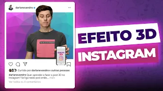 Uma Maneira Fácil e Divertida de Chamar a ATENÇÃO no Instagram. Como Fazer Post 3D no Feed .