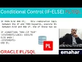 Conditional Control IF ELSE Oracle PLSQL