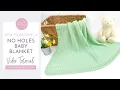 Download Lagu Charming (No Holes) Crochet Baby Blanket | Square Baby Blanket Crochet Pattern Without Large Holes