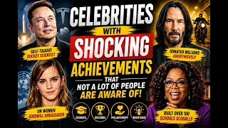 Famous Celebrities With Shocking Achievements That Not A Lot Of People Are Aware Of.