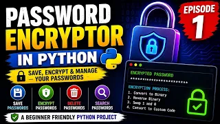 Password Encryptor in Python Save Encrypt Passwords python