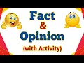 Fact and Opinion with Activity