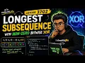 LeetCode 3702 Telugu Longest Subsequence With Non-Zero Bitwise XOR C Solution