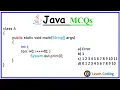 Part-3 Java MCQs What will be the output of java program