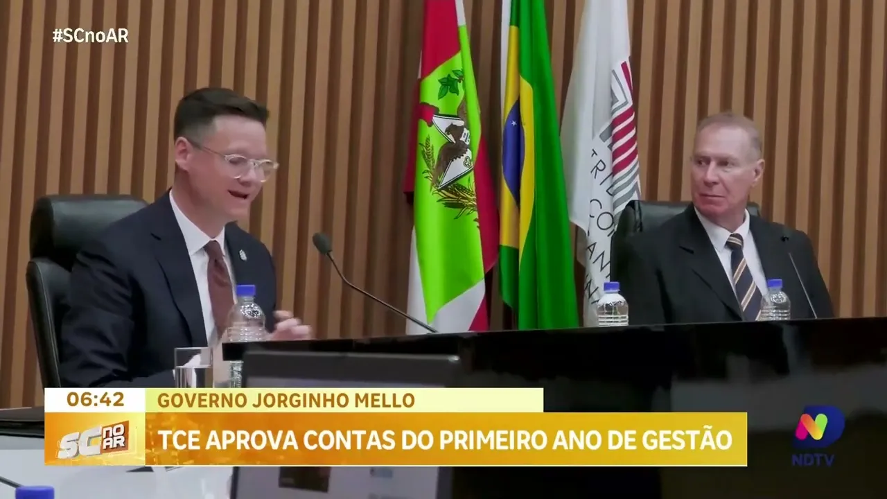 TCE aprova contas do primeiro ano do governo Jorginho Mello