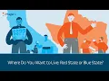 Where Do You Want to Live Red State or Blue State 5 Minute