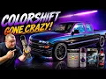 I SPRAYED MY TRUCK WITH RUSTOLEUM COLORSHIFT AND IT LOOKS INSANE