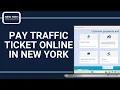 How to Pay Traffic Ticket Online in New York