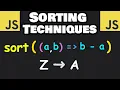 Learn JavaScript SORTING in 6 minutes