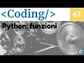 Creare funzioni in Python - Corso di Programmazione e coding