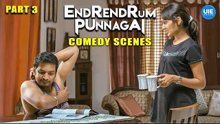 endrendum punnagai comedy scenes part 1 jiiva vinay rai santhanam trisha