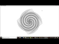 Python Turtle Graphics - Spiral Ring