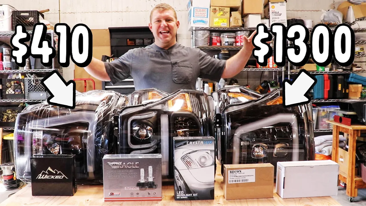 CHEAP vs EXPENSIVE LED HEADLIGHTS (*spoiler alert...*)