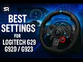 Best Force Feedback Settings For Logitech G29 G920 G923
