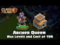 2025 Archer Queen Max Levels and Upgrade Cost at TH8