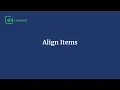 CSS Flexbox Align Items Property Explained