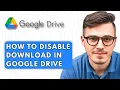 Lagu How To Disable Download in Google Drive [2025 Guide]