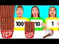 Download Lagu Tantangan 100 Lapis Makanan | Pertempuran Yang Bisa Dimakan KaZaZa Challenge