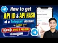 How to get API ID API HASH of a Telegram Account By CHANG Leab API ID API HASH TG